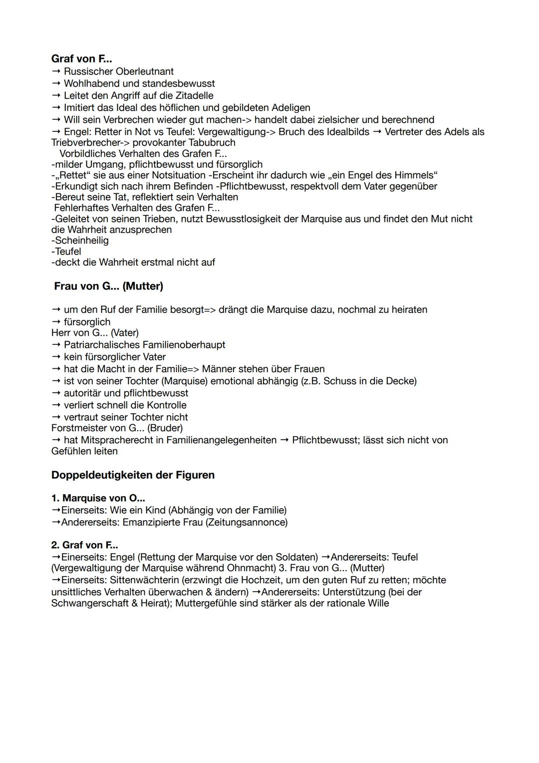 Heinrich von Kleist: „Die Marquise von O..."

Autor: Heinrich von Kleist

Jahr: 1808

Textsorte: Novelle (Erzählung)

Protagonisten: Marquis