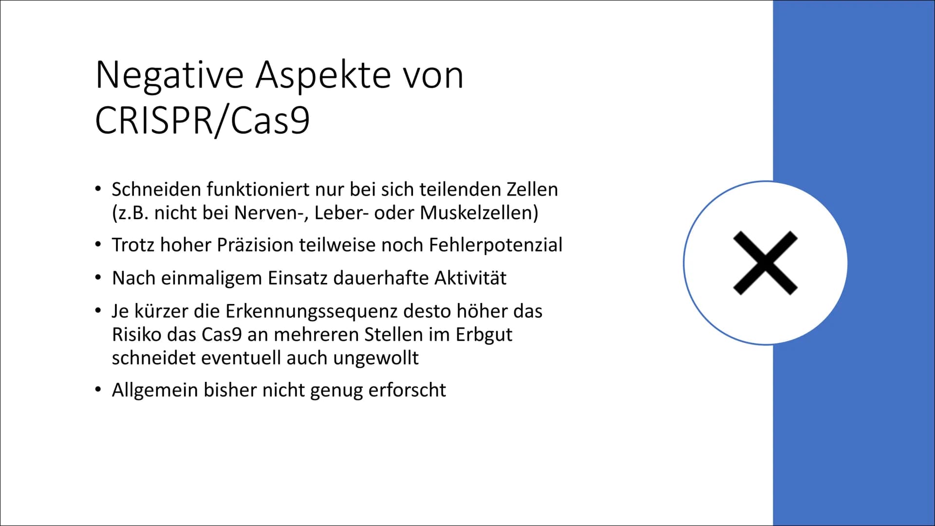 CRISPR/Cas9
K
X
||₁
D Was ist
CRISPR/Cas9?
CRSIPR/Cas9: Molekularbiologische
Methode zum Zerschneiden und
Verändern von Genen Entdeckung von