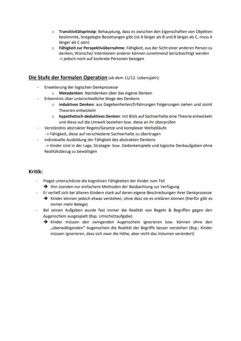 Kognitive Entwicklung nach Jean Piaget
Grundlegende Auffassung: ,,Piaget betrachtet die kognitive Entwicklung als Ereignis des
ständigen Wec