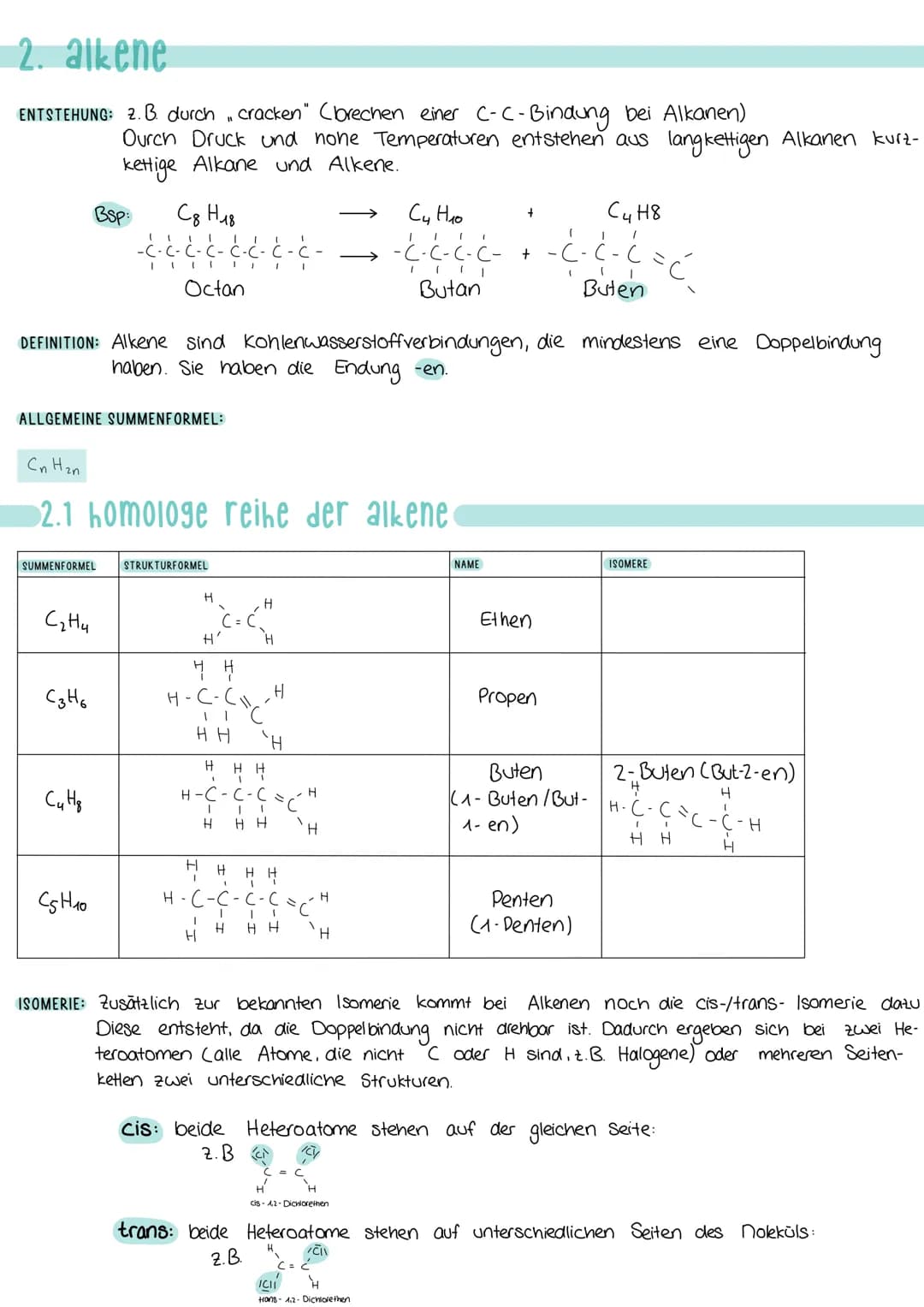 DEFINITION:
• Organische Chemie ist die Chemie der kohlenstoffverbindungen (Ausnahmen: CO, CO₂, H₂ CO3, CO3, C)
EIGENSCHAFTEN ALLGEMEIN:
→ B