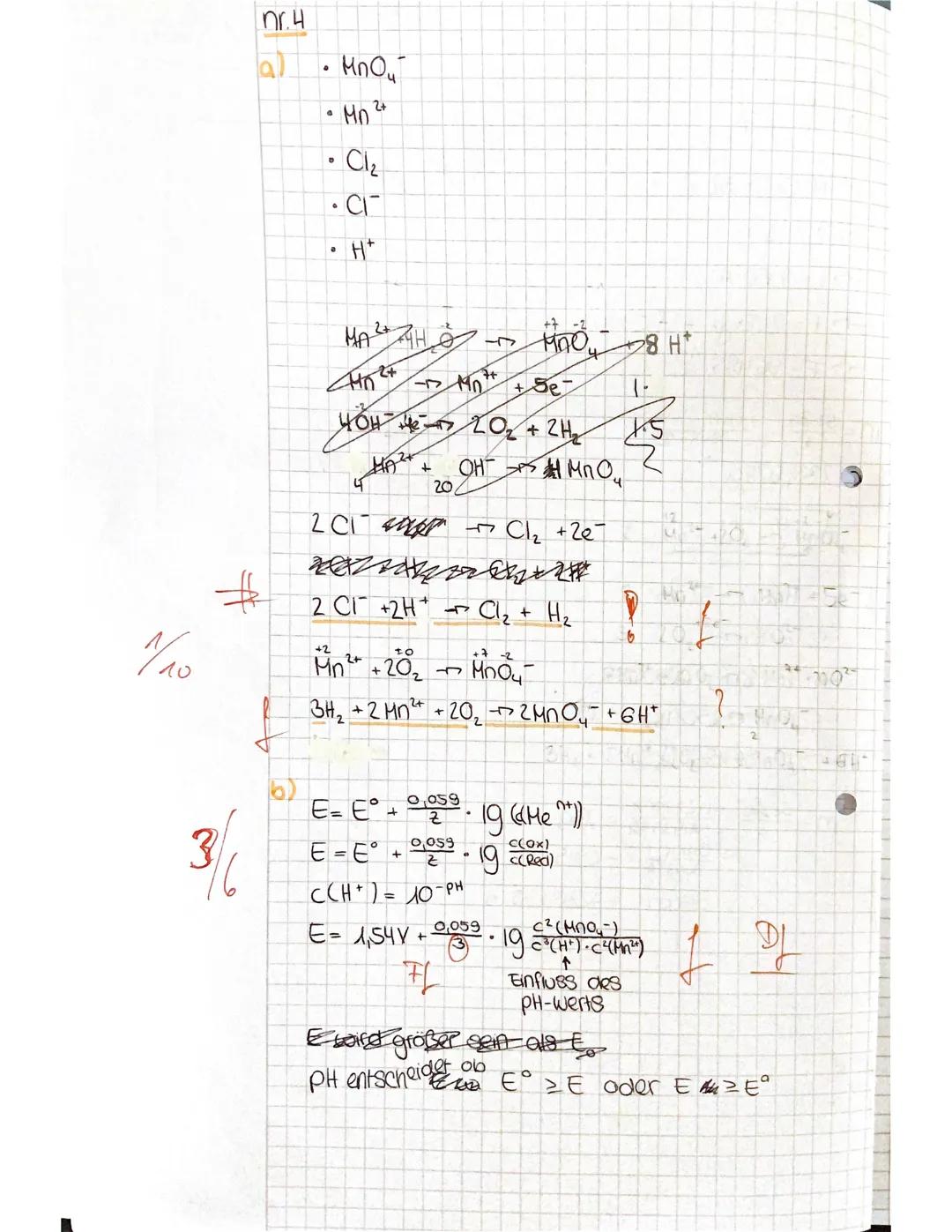 Chemie Leistungskurs Jgst. 12 - RedOx-Reaktionen und Elektrochemie -
1. Kursarbeit/3. Kurshalbjahr - 18. September 2020
Name: _
Erlaubte Hil