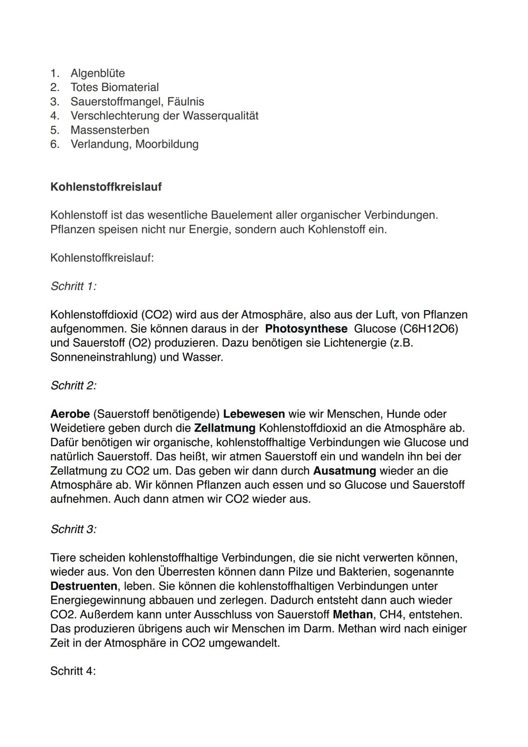 Lernzettel Ökosystem
Die drei wesentlichen Eigenschaften eines Ökosystems:
1. Ökosystem sind offen
-> Ökosysteme gehen nahtlos in andere Öko