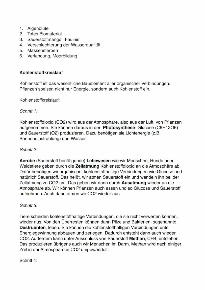 Lernzettel Ökosystem
Die drei wesentlichen Eigenschaften eines Ökosystems:
1. Ökosystem sind offen
-> Ökosysteme gehen nahtlos in andere Öko
