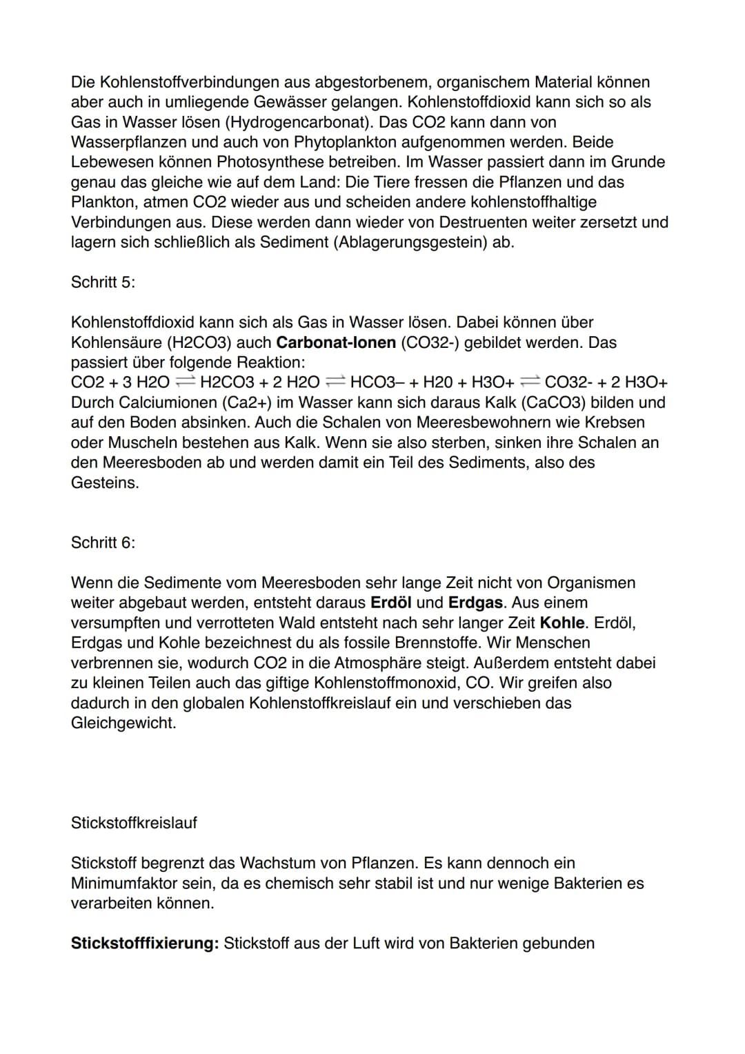 Lernzettel Ökosystem
Die drei wesentlichen Eigenschaften eines Ökosystems:
1. Ökosystem sind offen
-> Ökosysteme gehen nahtlos in andere Öko