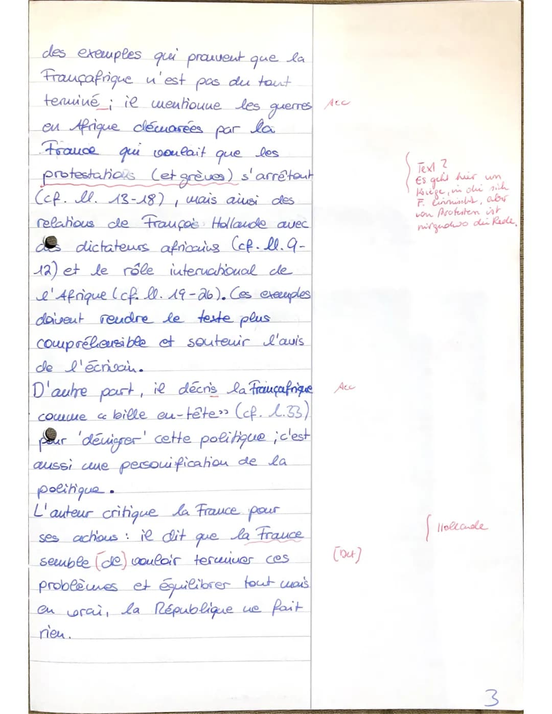 5
10
15
20
25
30
Französisch QI
date: 15/09/20
Joël
examen: Francophonie - Afrique
Partie A de l'examen: Lire et écrire
Françafrique, de l'h