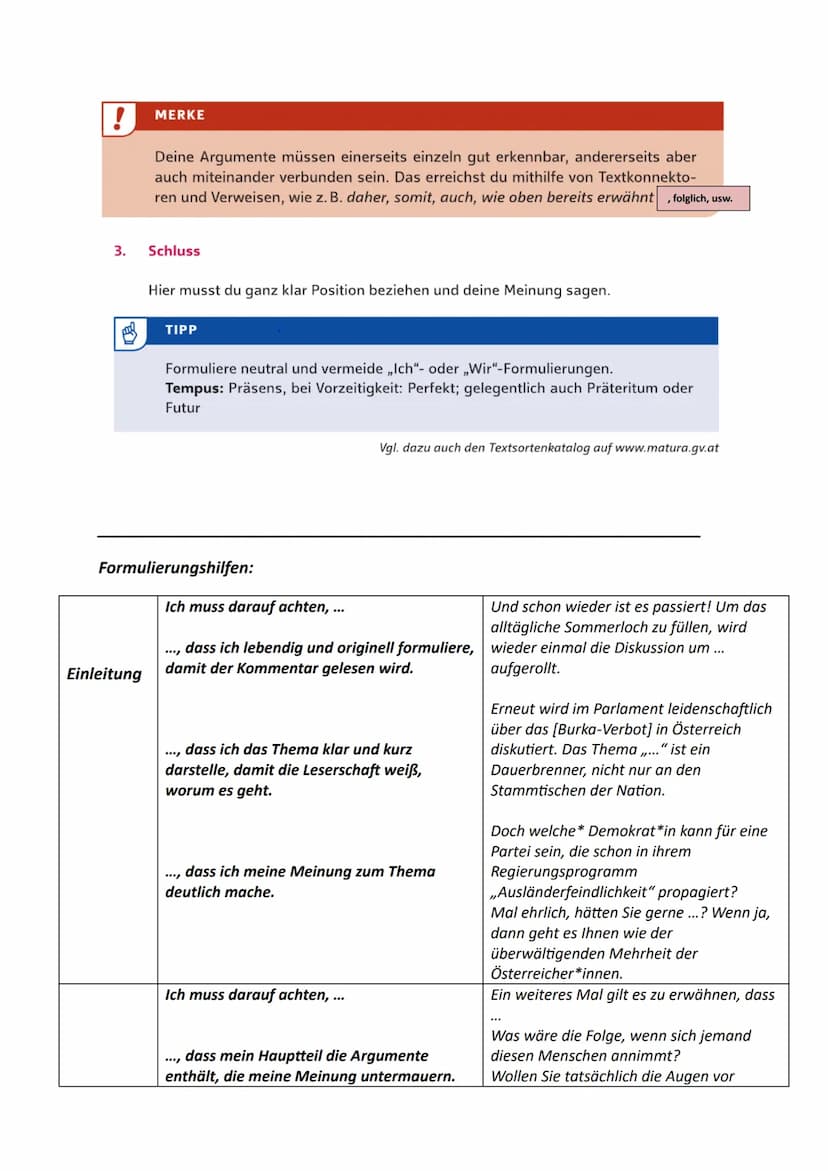 1. Was ist ein Kommentar?
pointiert:
scharf zugespitzt,
auf den Punkt
gebracht, vgl. engl./
frz. point" (Spitze,
Punkt)
Stilmittel
Ellipse
D