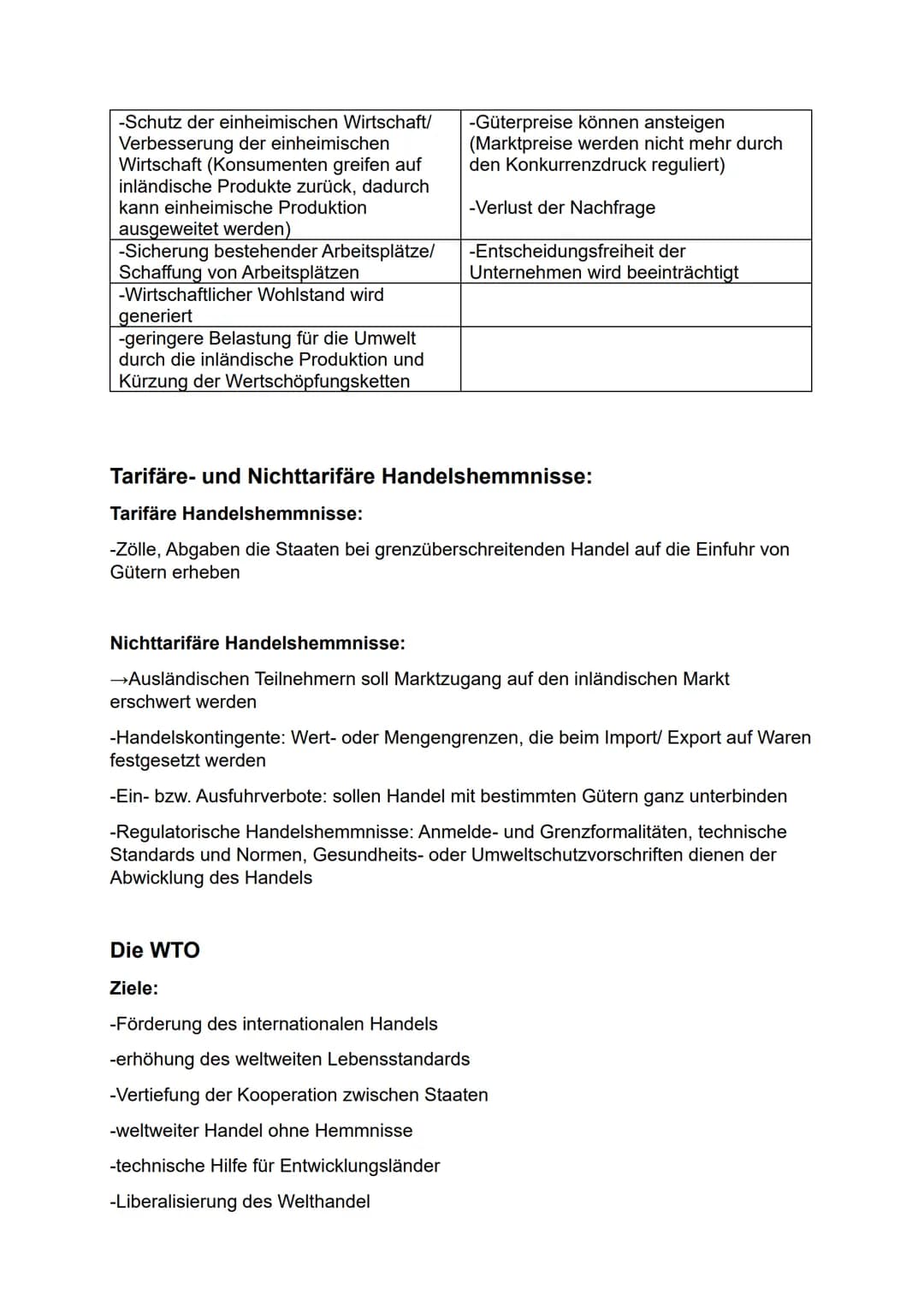 Chancen und Risiken der weltwirtschaftlichen Verflechtung
Leitbilder der europäischen Außenhandelspolitik
→Beide Leitbilder werden selten in