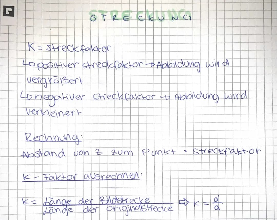 zentrische Streckung 