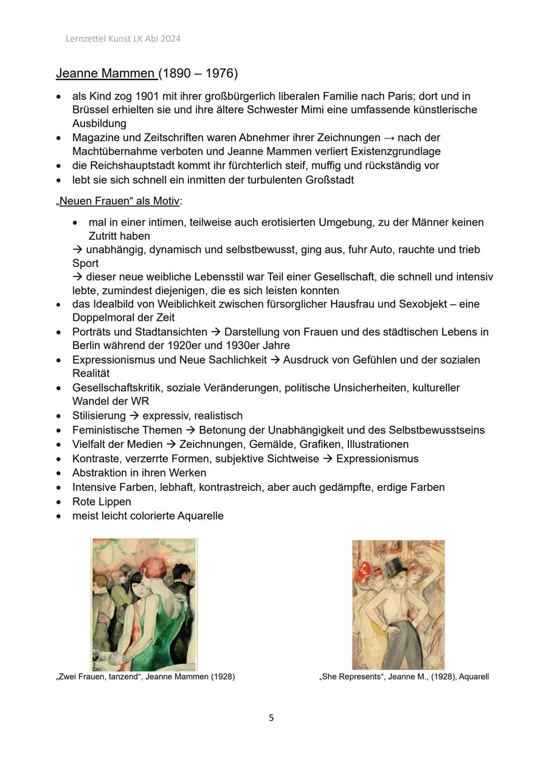 Lernzettel Kunst LK Abi 2024
Kunst LK
Q1.1 Künstlerinnen und Künstlern des späten 19. + frühen 20.
Jahrhunderts
Romantik (ca. 1790-1850):
•
