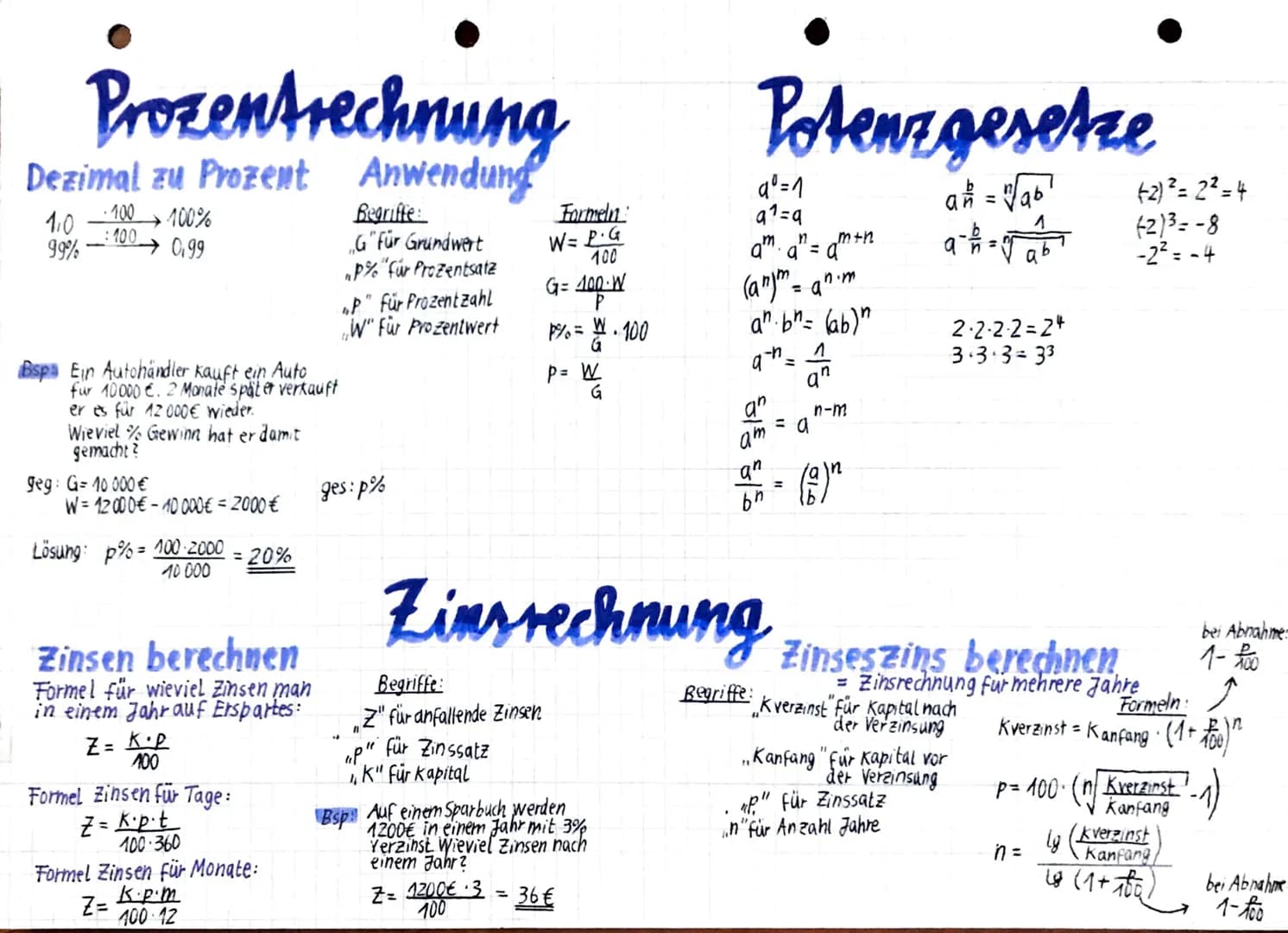 Oberfläche
Quader
Ao=2·a·c +2·a·b +2·b·c
Würfel
Ao = 6-a²
Volumen
Quader
Kreis zylinder
V=a·b·c V=J₁r².h
Würfel
V=a·a·a
Kreiskegel
V=3. π. r