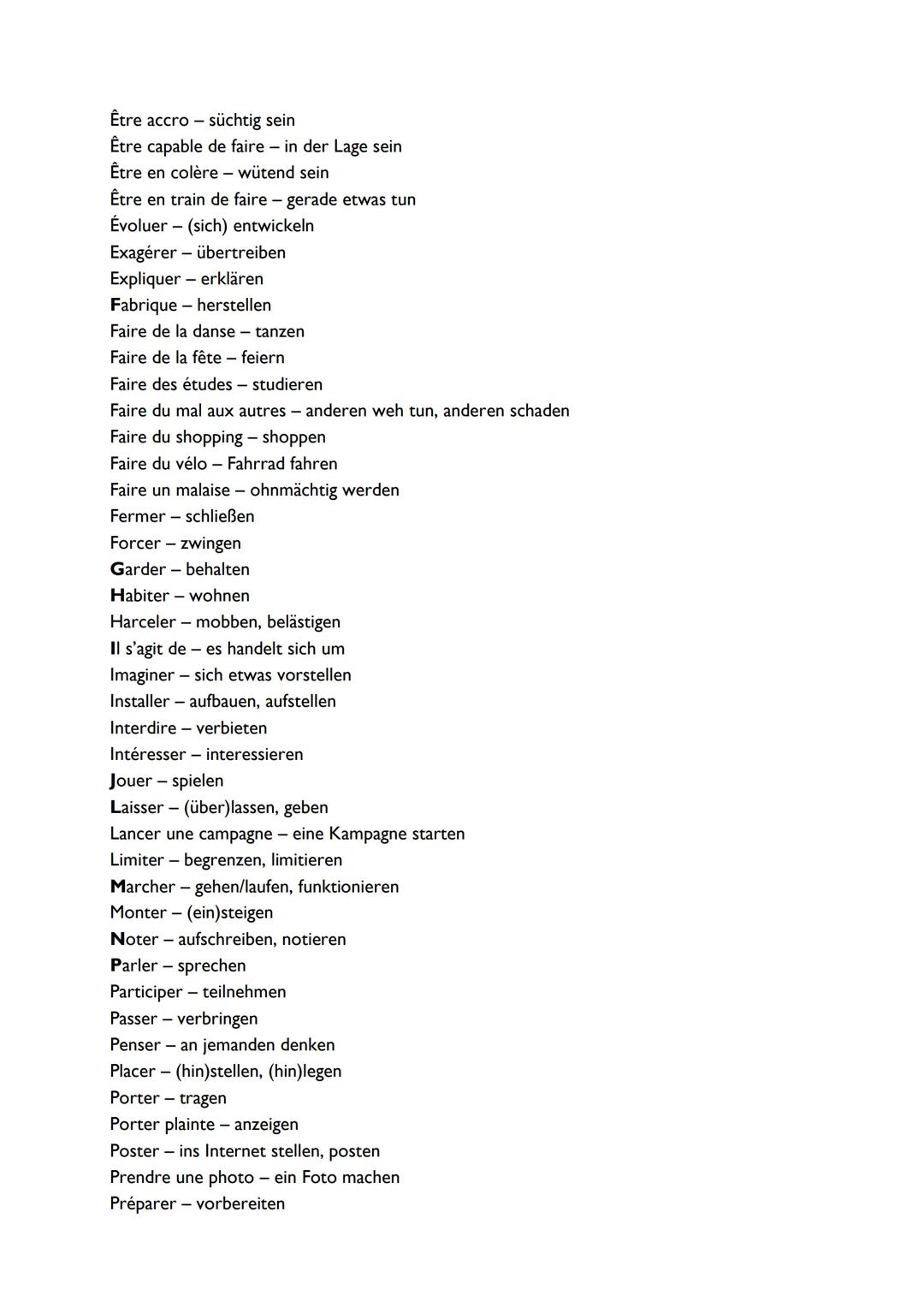 Verbgruppe
(regelmäßige
Konjugation)
je
tu
il/elle
nous
vous
ils/elles
Beispiele
-er
Verb
je
tu
il/elle
nous
vous
ils/elles
P. p.
Verb
je
tu