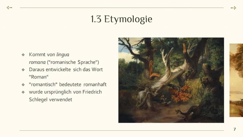 个
*
Die Epoche der
ROMANTIK
Roberta & Sara
→ 1 Romantik im Überblick
4
7
Romantik: Gegenbewegung
zur Klassik
Die Literatur der Romantik
10 M