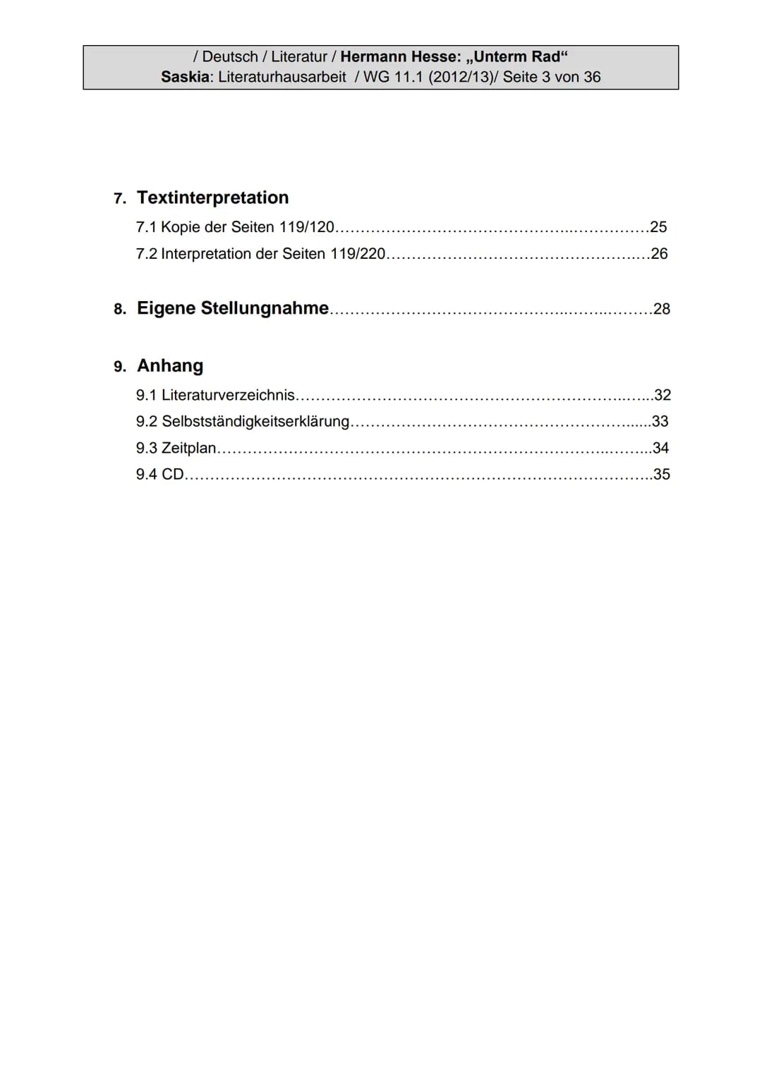 www.KlausSchenck.de / Deutsch / WG 11/ Literaturhausarbeit (2013/14) / S. 1 von 20
Strategische Vorschläge für eine Literaturhausarbeit / An