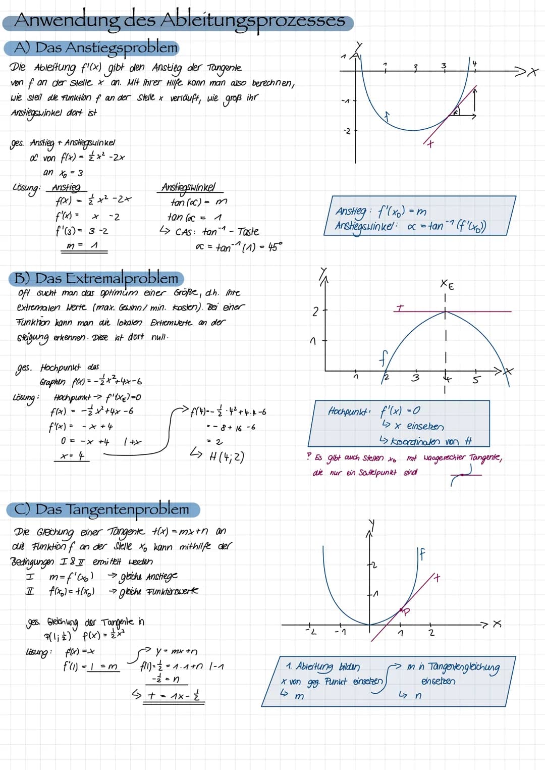 Analysis, Lineare Funktionen
у
=mx+D
✓
Steigung schnittpunkt
mit y-Achse
maximal eine Nullstelle
Potenzfunktion
allgemeine Formel: f(x) = a.