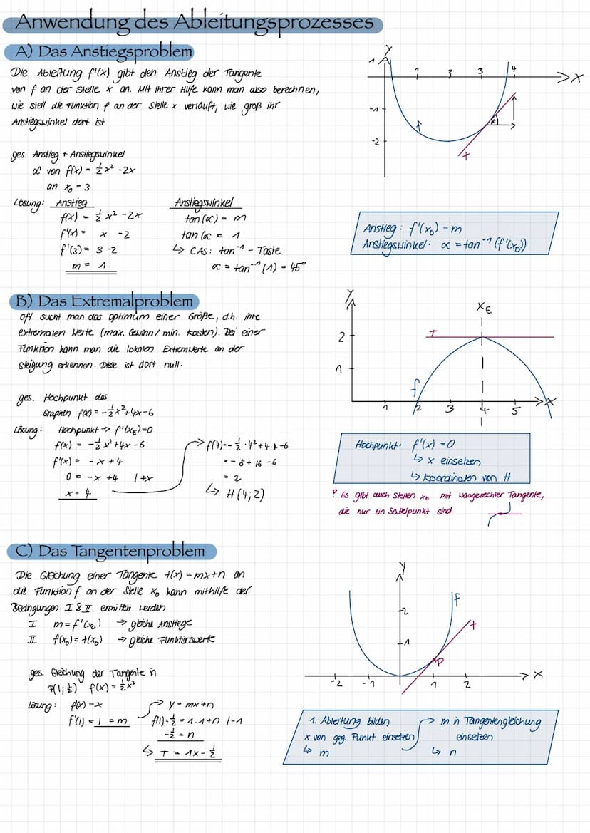 Analysis, Lineare Funktionen
у
=mx+D
✓
Steigung schnittpunkt
mit y-Achse
maximal eine Nullstelle
Potenzfunktion
allgemeine Formel: f(x) = a.