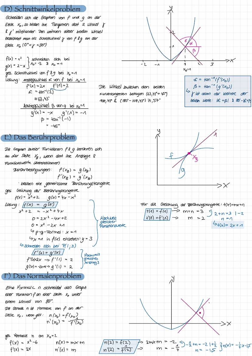 Analysis, Lineare Funktionen
у
=mx+D
✓
Steigung schnittpunkt
mit y-Achse
maximal eine Nullstelle
Potenzfunktion
allgemeine Formel: f(x) = a.