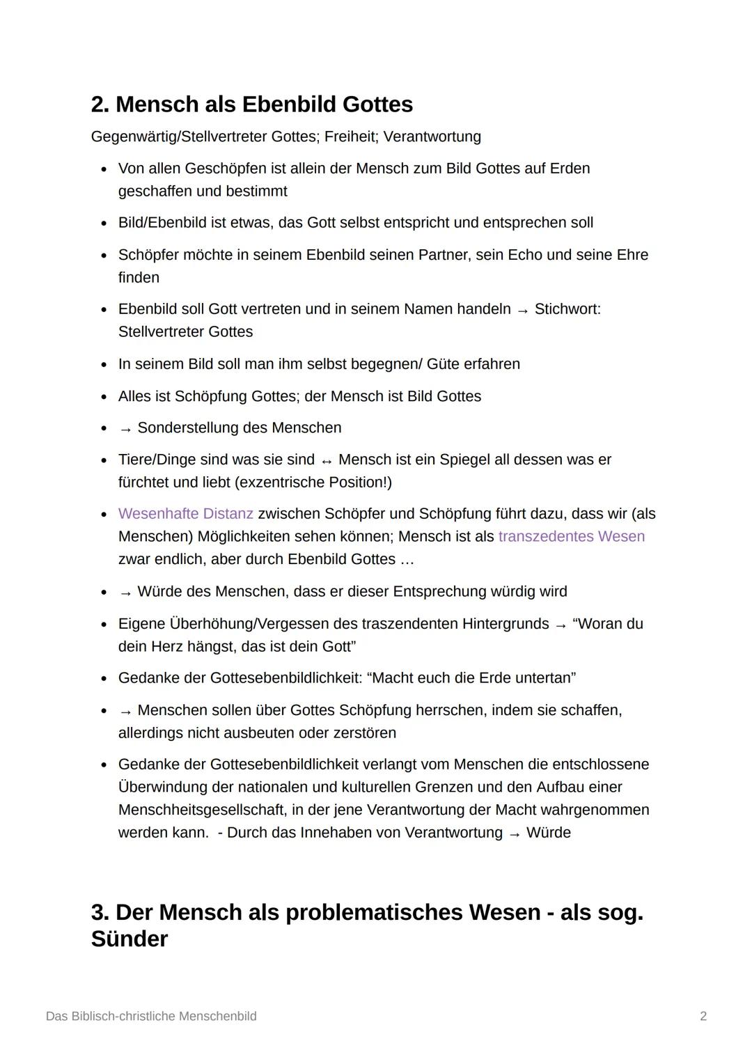 Study
RELIGION
Menschenbild
t
Das Biblisch-christliche
Inhalt:
Key
WORDS
- Mit-Geschöpf
Wesenhafte Distanz - moralischer Begriff
- transzend