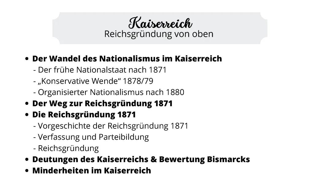 Wie sich der Nationalismus im Kaiserreich verändert hat