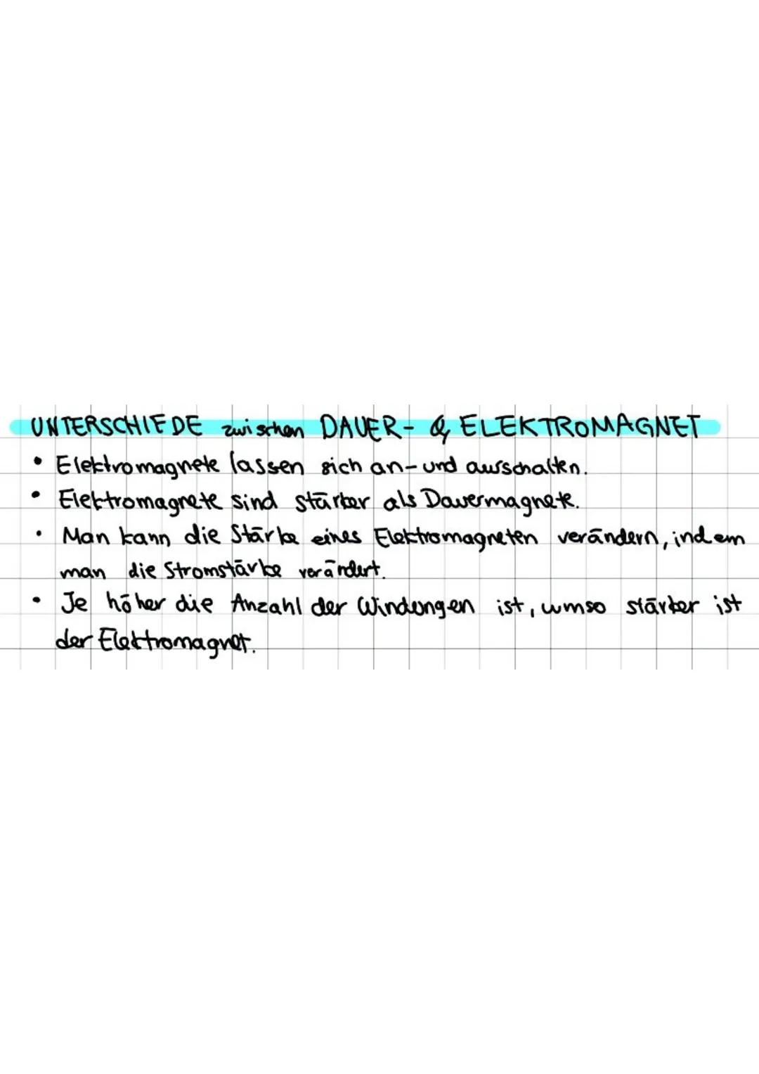 Elektromagnet
✓
Funktioniert durch Strom und
Spule
حا
Magnetfefd
der Spule
benötigt elektrischen Stromfluss cum funktionieren.
besteht aus e