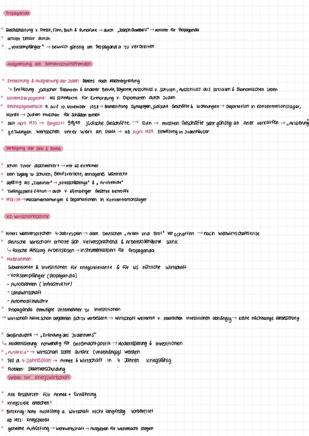 # LERNZETTEL GESCHICHTE

Hintergrundwissen NSDAP & Hitler
NS & NS-Außenpolitik

*   1923: Hitler Putsch NSDAP mit Hitter versuchen gewaltsam