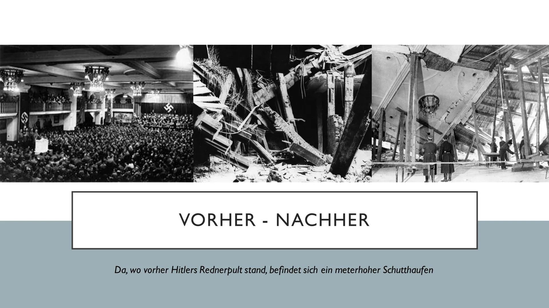 GEORG ELSER
- ALLEIN GEGEN HITLER - GLIEDERUNG
Biographie
Das Attentat
Entschluss zur Tat
Vorbereitungen
Das Attentat und dessen Folgen
Ermi