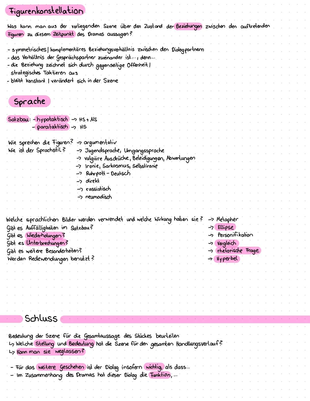 # Szenenanalyse

## Einleitung

@

T itel In der vorliegenden Szene
A utor aus dem Drama „Willkommen" von
T extart Lutz Hübner und Sarah Nem