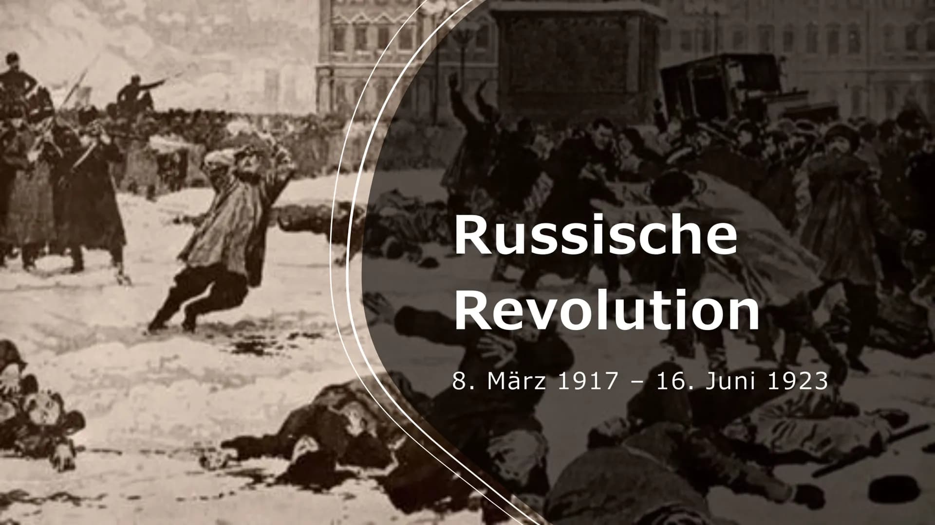 
<p>Die Russische Revolution war ein bedeutendes Ereignis in der Geschichte Russlands, das von 1917 bis 1923 stattfand. Diese revolutionäre 