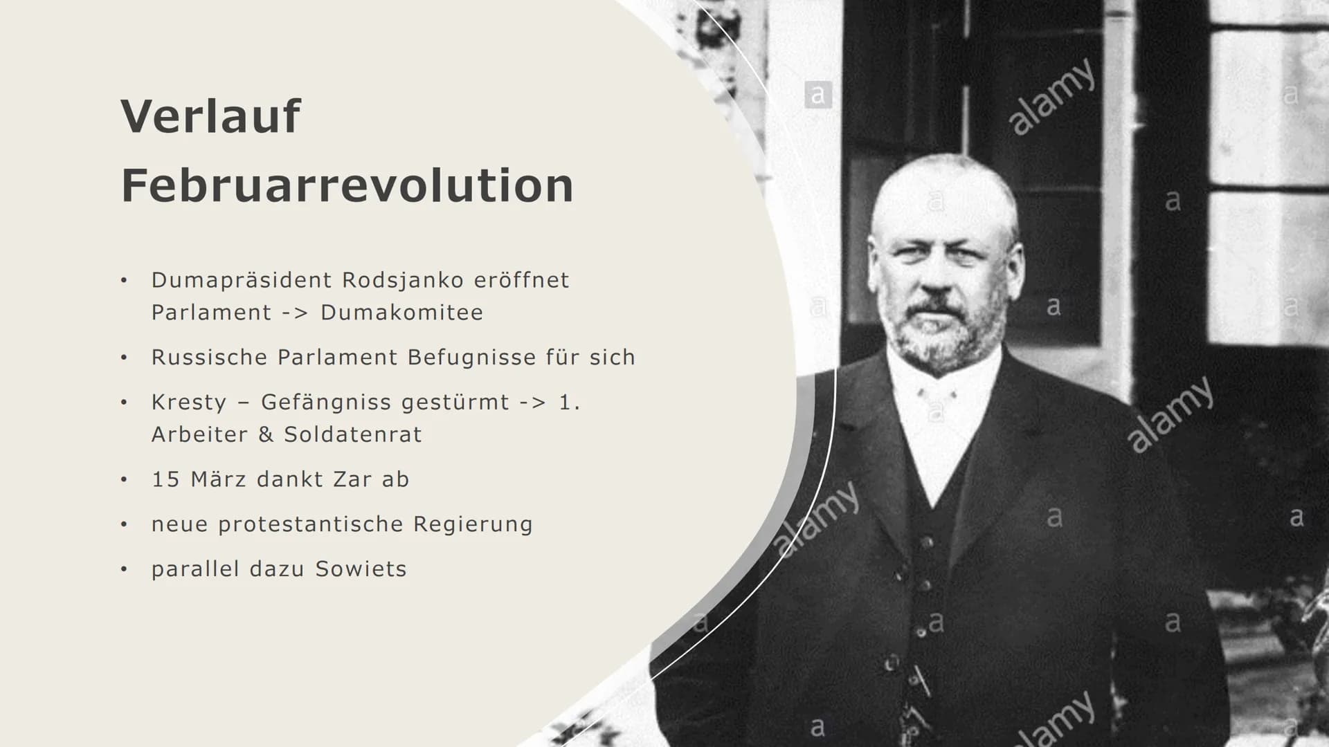 
<p>Die Russische Revolution war ein bedeutendes Ereignis in der Geschichte Russlands, das von 1917 bis 1923 stattfand. Diese revolutionäre 