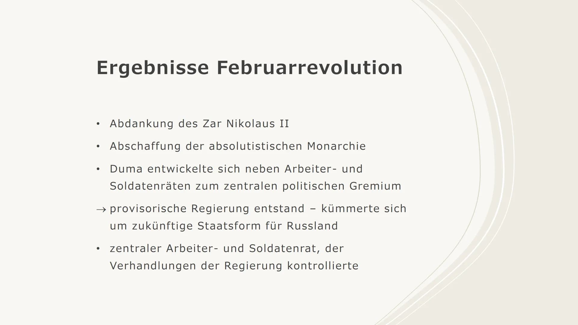 
<p>Die Russische Revolution war ein bedeutendes Ereignis in der Geschichte Russlands, das von 1917 bis 1923 stattfand. Diese revolutionäre 