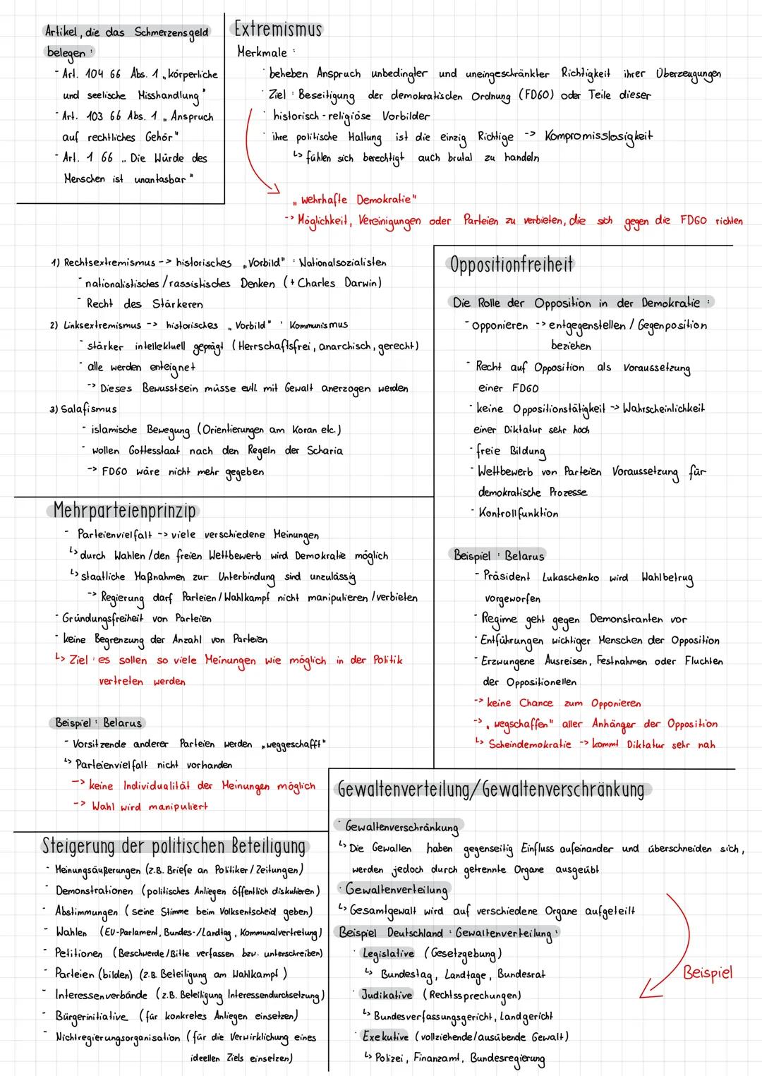 Themen
-freiheitliche Demokratie und Diktatur (S.139)
- Prinzipien freiheitlicher demokratischer Grund ordnung (FD60)
Rechtsstaatsprinzip ✓
