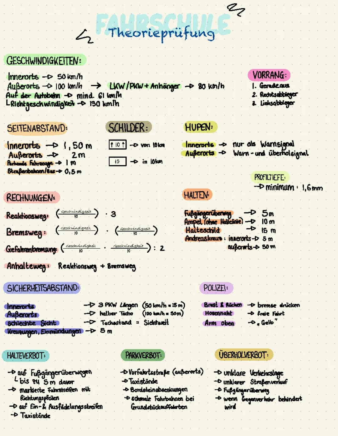 Tipps und Tricks zur Theorieprüfung