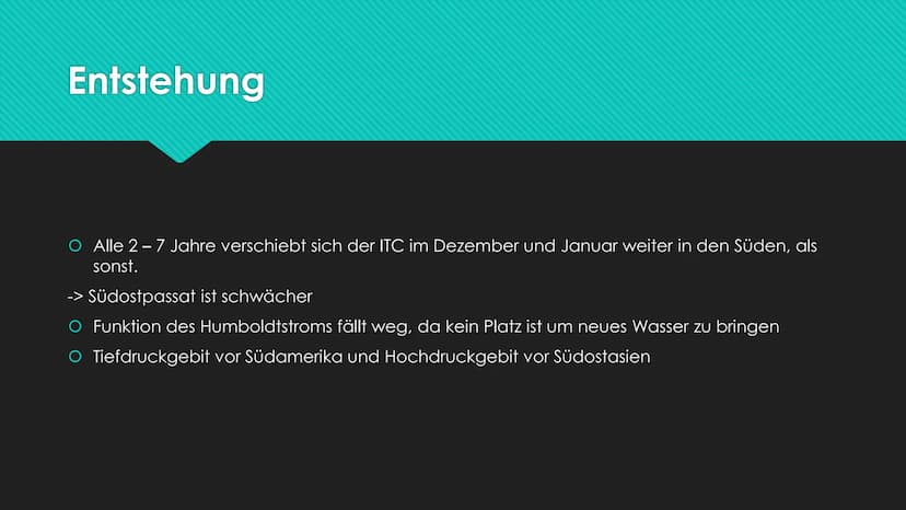(NAME)
ONIN 13 Gliederung
1. La Nina
2. Wann und was?
3. Entstehung
4. Auswirkungen
5. Maßnahmen gegen El Nino
6. Quellen La Nina (Walkerzir