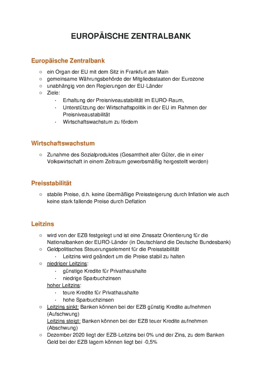 Europäische Zentralbank