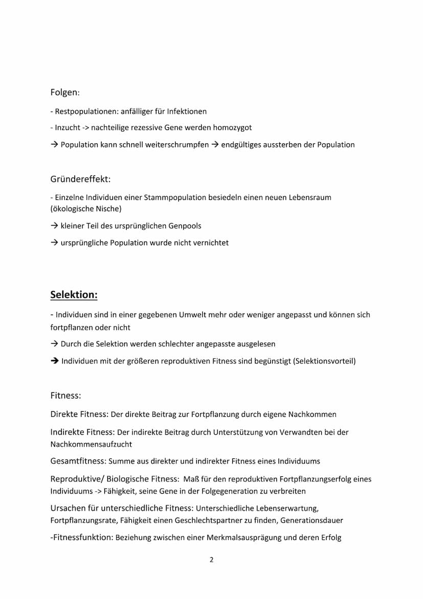 Voraussetzungen :
Evolution
- Weitergabe der Gene,
- genetisch bedingte Variabilität in der Merkmalsausprägung,
- Unterschiede im Fortpflanz