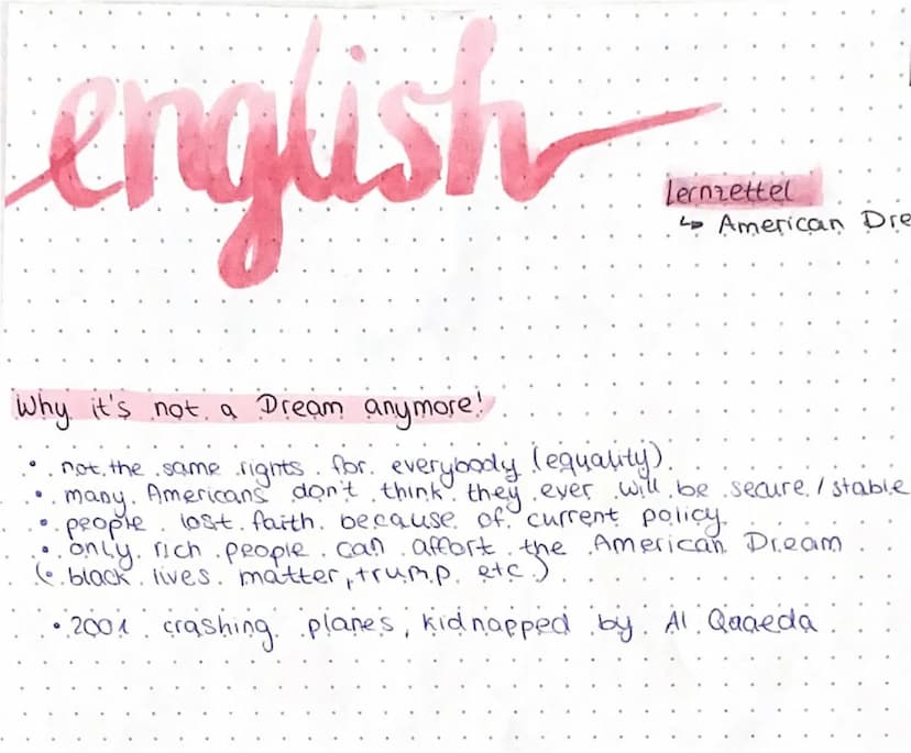 engush
Definition
term was first used in the book "The Epic of America".
• no universal definition → varies for each American
Historical Bac