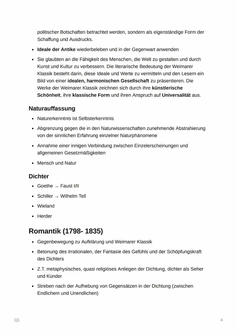 Q1
Q1
Epochenumbruch 18./19. Jahrhundert -
Literatur um 1800 und im frühen 19-
Jahrhundert
Lyrik Analyse
Einleitung
• Gedichttitel, Autor, A