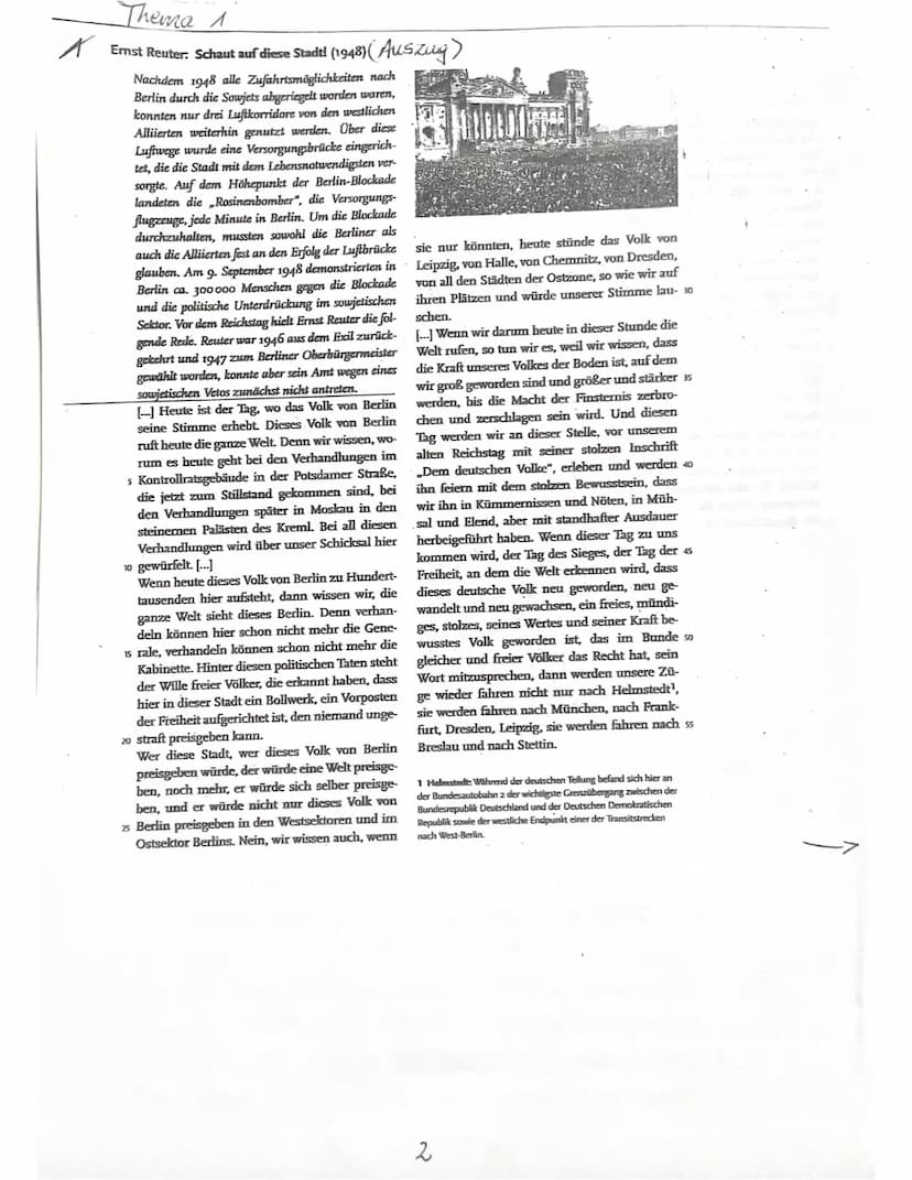 Klausur Leistungskurs Deutsch 11/1
Thema: Redeanalyse
Name:
Aufgabenstellung:
150 Minuten
Bewertung:
MNP&
Den Juhalt der Rede hast du gut an
