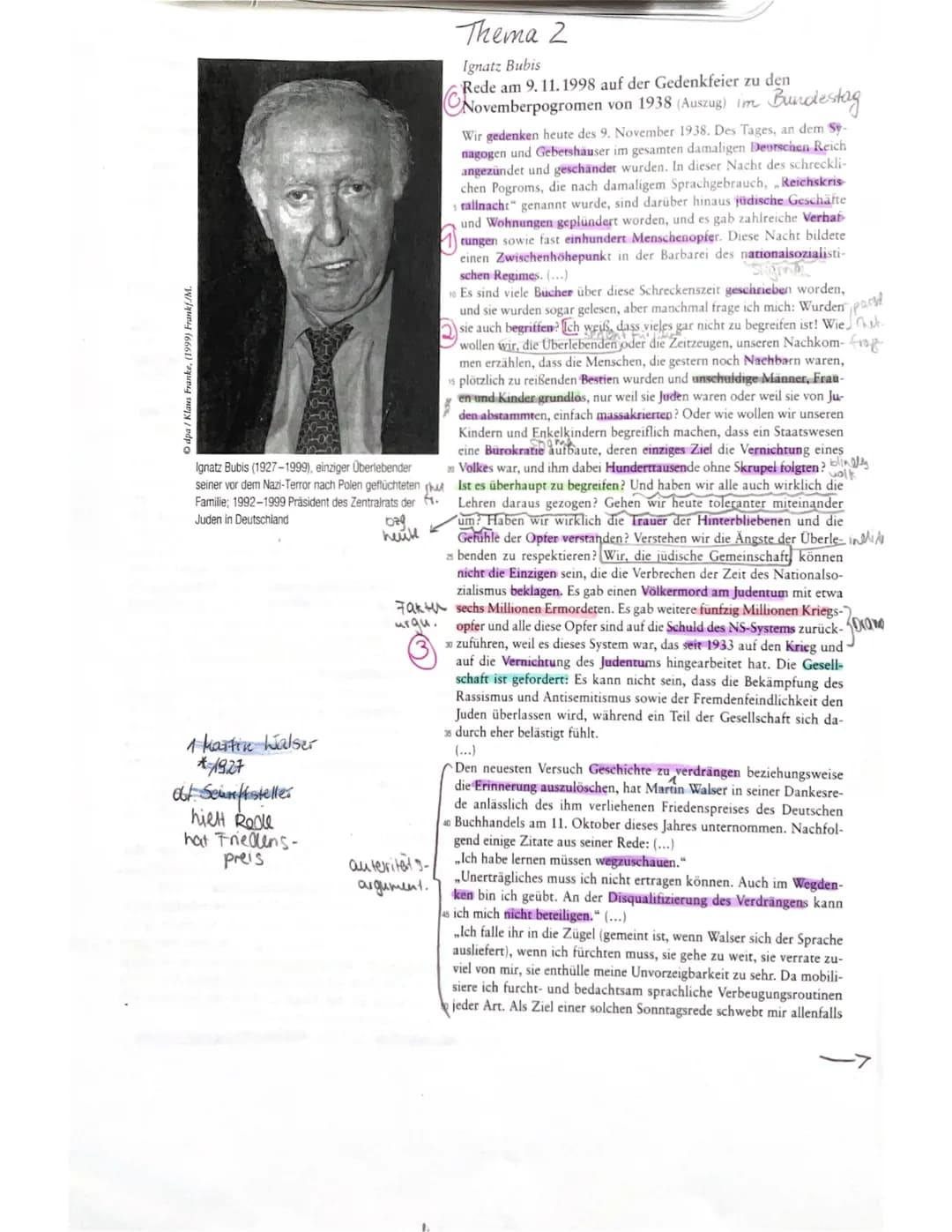 Klausur Leistungskurs Deutsch 11/1
Thema: Redeanalyse
Name:
Aufgabenstellung:
150 Minuten
Bewertung:
MNP&
Den Juhalt der Rede hast du gut an