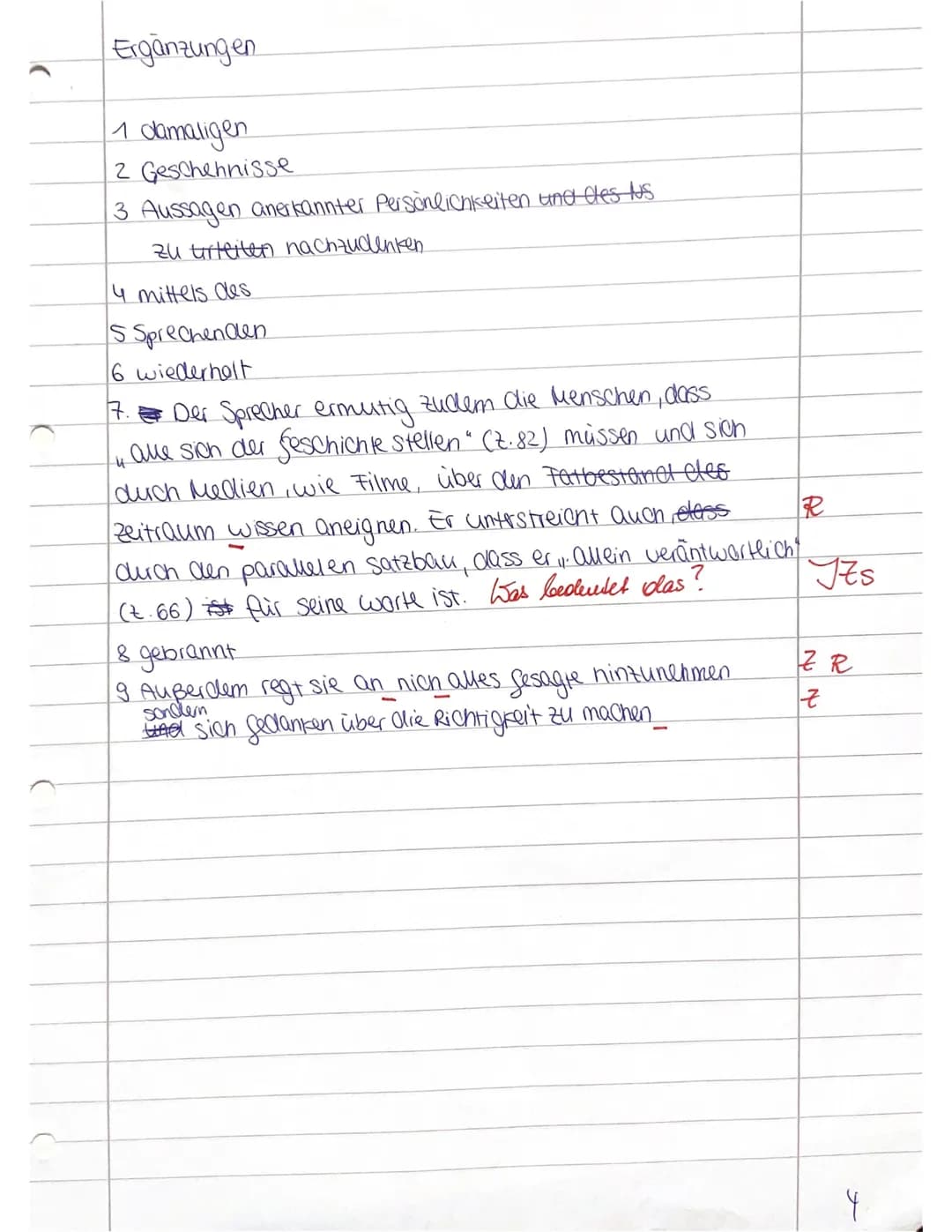 Klausur Leistungskurs Deutsch 11/1
Thema: Redeanalyse
Name:
Aufgabenstellung:
150 Minuten
Bewertung:
MNP&
Den Juhalt der Rede hast du gut an