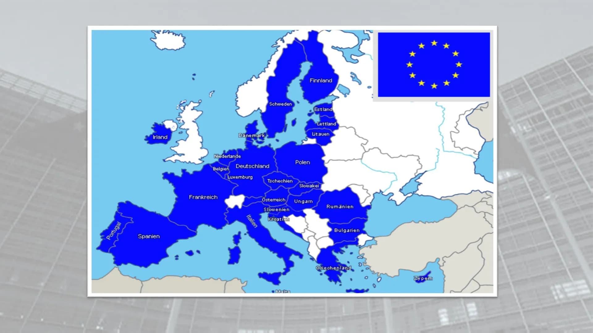 Europahymne
Freude, schöner
Götterfunken,
Tochter aus Elysium,
https://youtu.be/Bylj_hZPv-8 Die
Europäische
Union
Ein Vortrag von Vivien, La