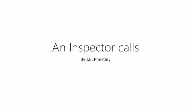 Know An Inspector Calls - Zusammenfassung thumbnail