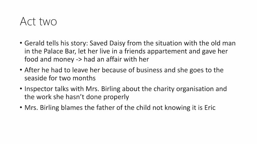 An Inspector calls
By J.B. Priestley TRIKE CALLI
|||
Timeline
Sep 1, 1910, Eva Smith
fired
Aug 1, 1910, Workers at
Birling & Co go on strike