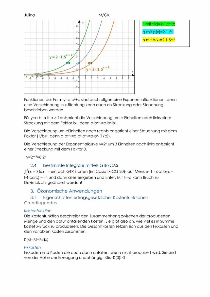 Julina
M/GK
Mathe GK-Abiturvorbereitung
Analysis
1. Ganzrationale Funktionen
1.1 Ableitungs- und Integrationsregeln
Ableitung einer Konstant