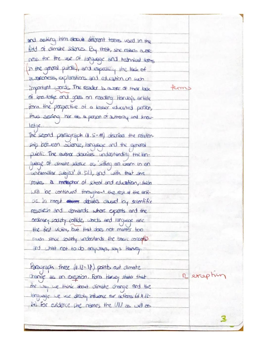 pre-Abitur English
task
exam
The article "Global warming is a misleading term because
it actually sounds quite nice" was written by Gione
-H