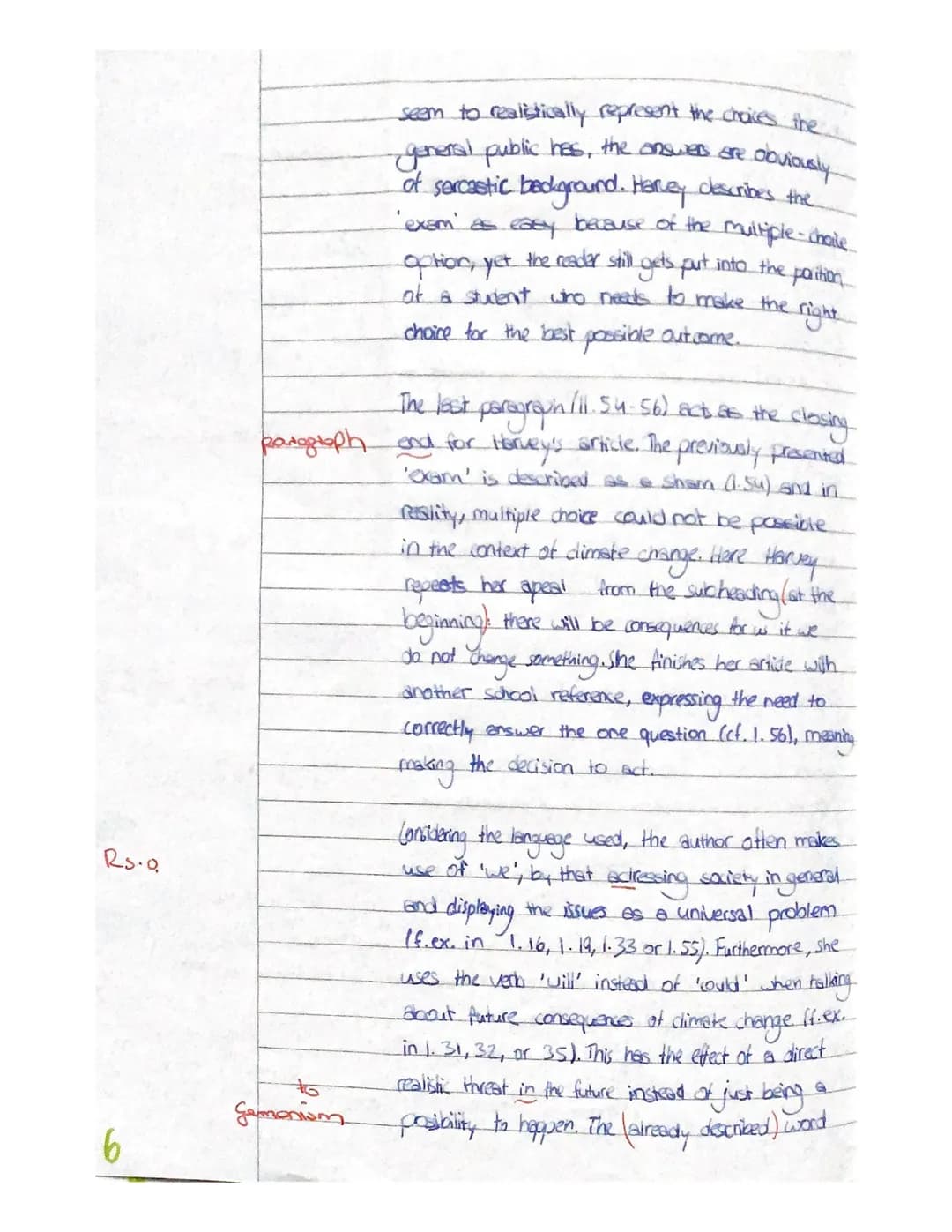 pre-Abitur English
task
exam
The article "Global warming is a misleading term because
it actually sounds quite nice" was written by Gione
-H