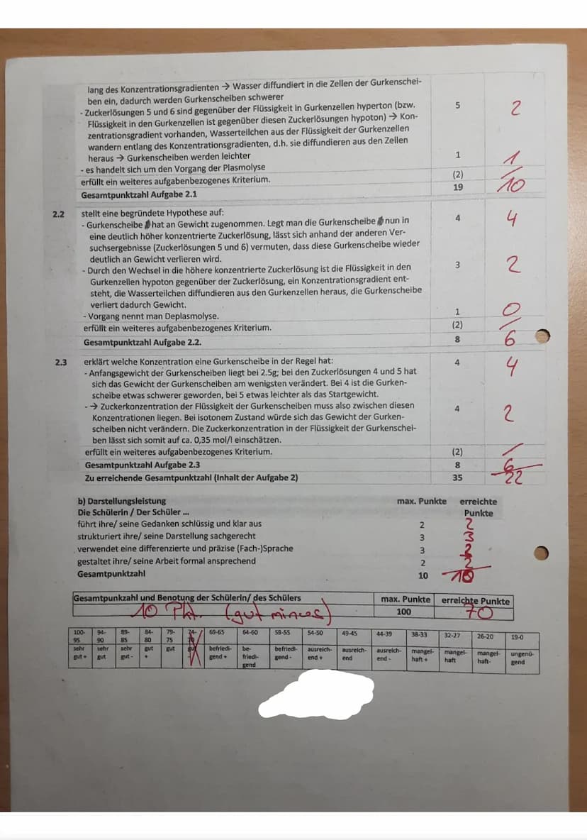 Aufgabe 1-Zellorganelle und deren Funktion
1.1 Ordne den Zahlen in der Abb. 1 (Material A) die entsprechenden Zeliorganellen zu und
begründe