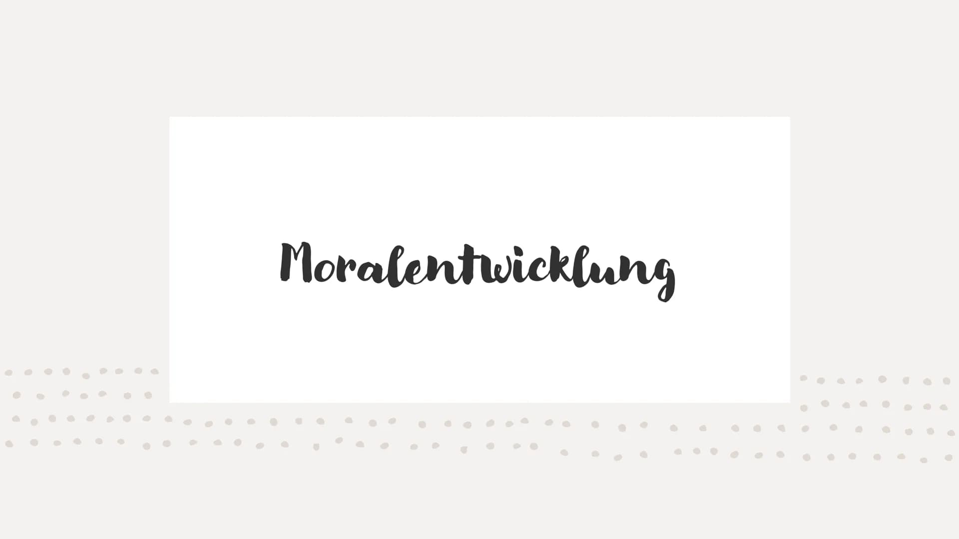 Moralentwicklung
•
•
U
•
•
✔
•
●
0
@
.
•
●
C
●
●
● Der moralische Kompass
●
●
●
Jeder Mensch hat einen moralischen Kompass
Gibt Richtung im 