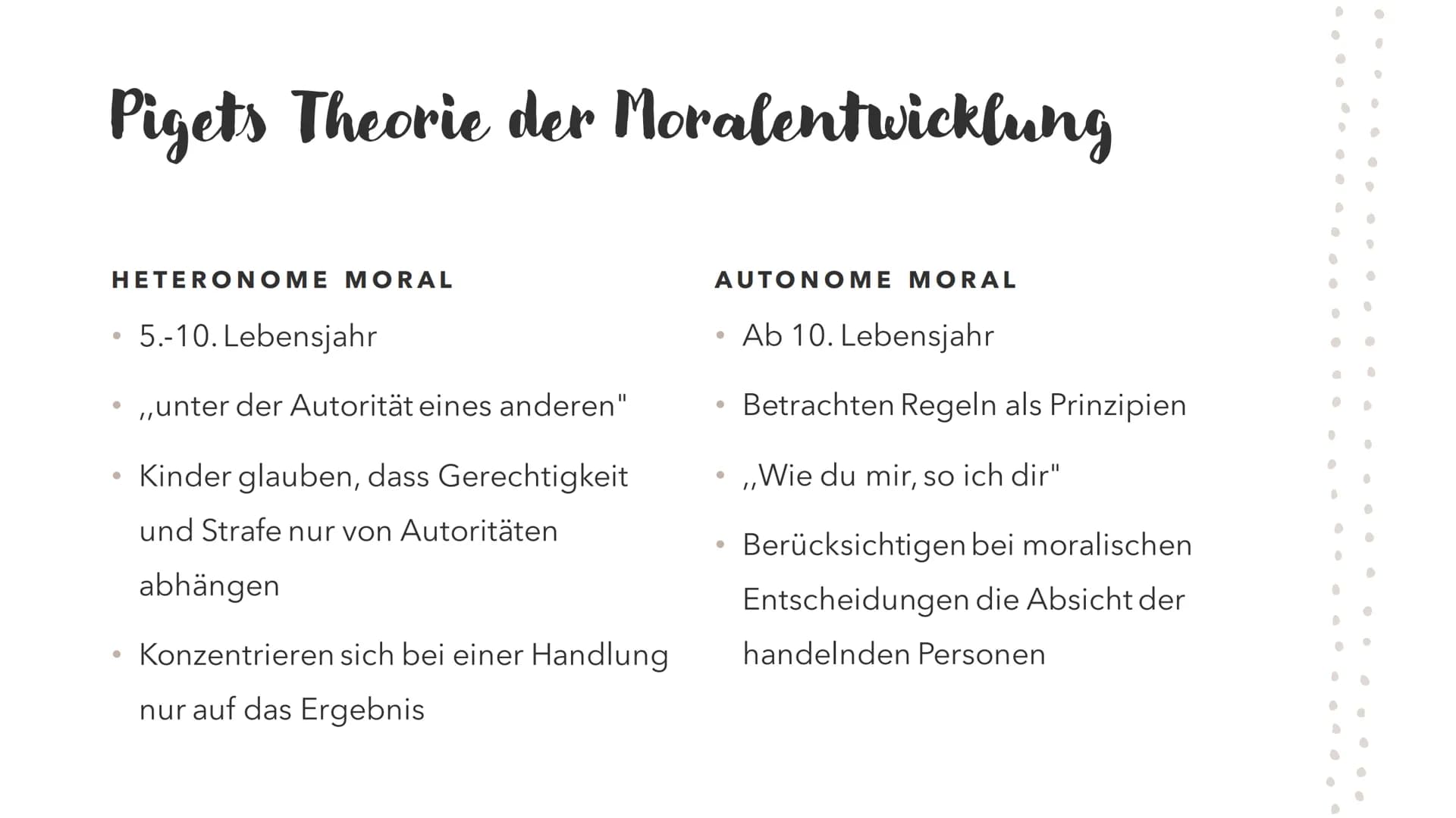 Moralentwicklung
•
•
U
•
•
✔
•
●
0
@
.
•
●
C
●
●
● Der moralische Kompass
●
●
●
Jeder Mensch hat einen moralischen Kompass
Gibt Richtung im 