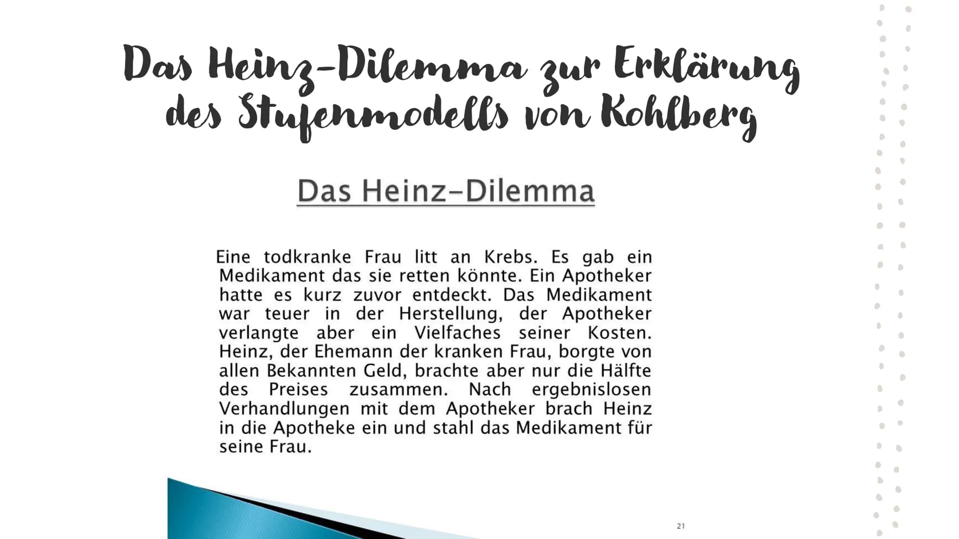 Moralentwicklung
•
•
U
•
•
✔
•
●
0
@
.
•
●
C
●
●
● Der moralische Kompass
●
●
●
Jeder Mensch hat einen moralischen Kompass
Gibt Richtung im 