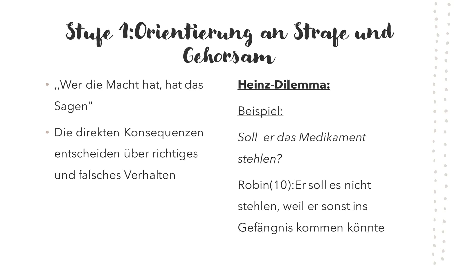 Moralentwicklung
•
•
U
•
•
✔
•
●
0
@
.
•
●
C
●
●
● Der moralische Kompass
●
●
●
Jeder Mensch hat einen moralischen Kompass
Gibt Richtung im 